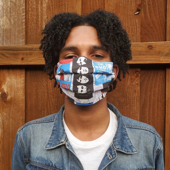The Who Handmade Cotton Face Mask,Reuse/Wash - Picture 4 of 4